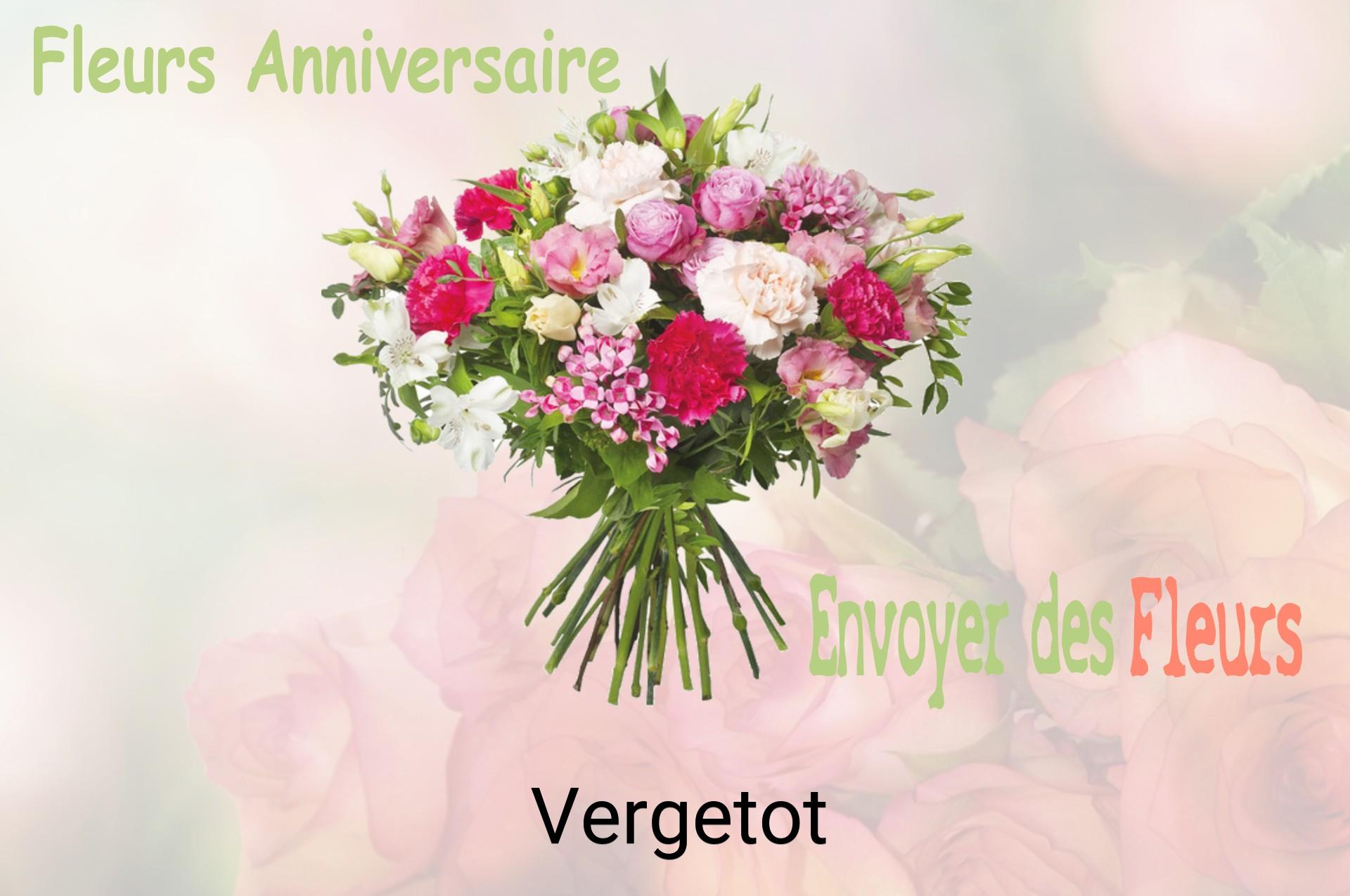 Bouquet de fleurs d’anniversaire livré à Vergetot